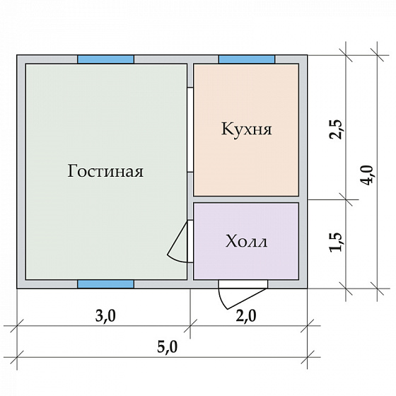 Дачник 4 х 5