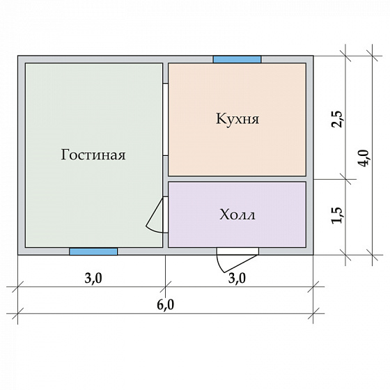 Дачник 4 х 6